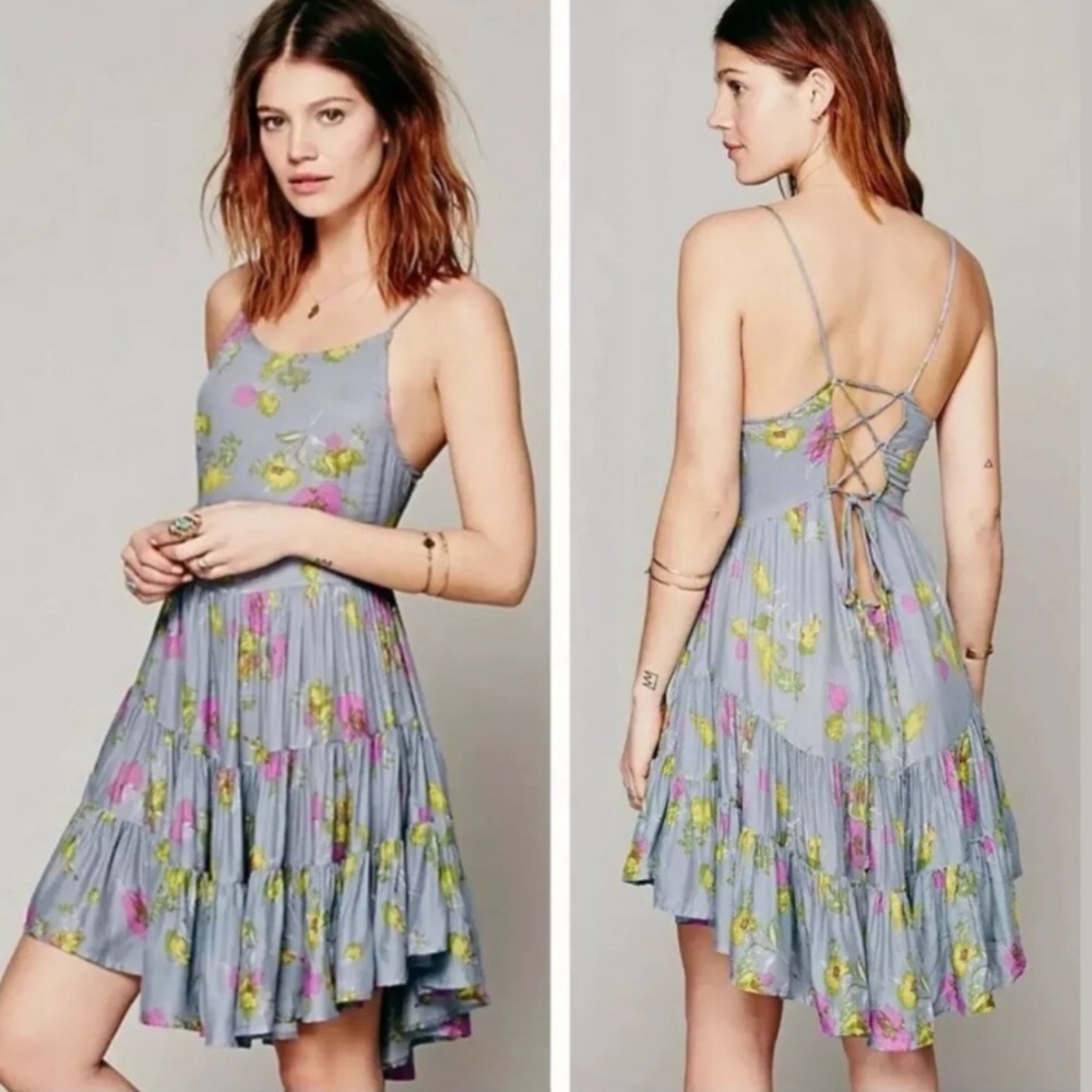 Free People Circle of Flowers Slip